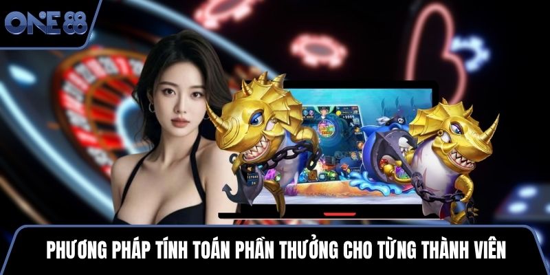 Phương pháp tính toán phần thưởng cho từng thành viên