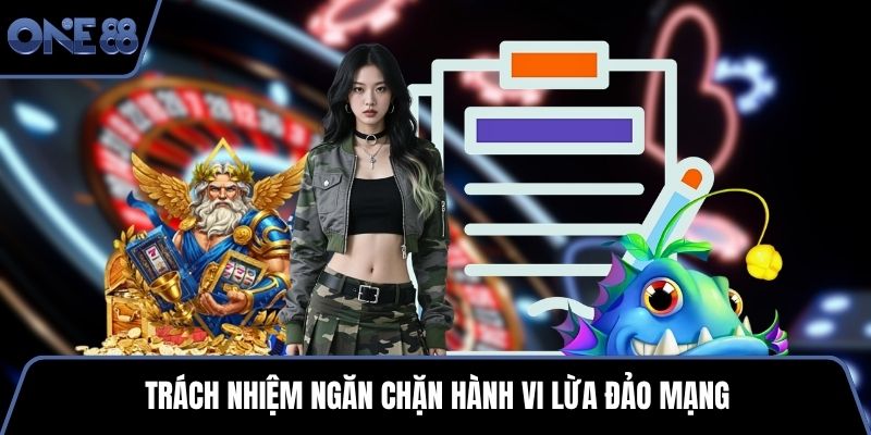 Trách nhiệm ngăn chặn hành vi lừa đảo mạng
